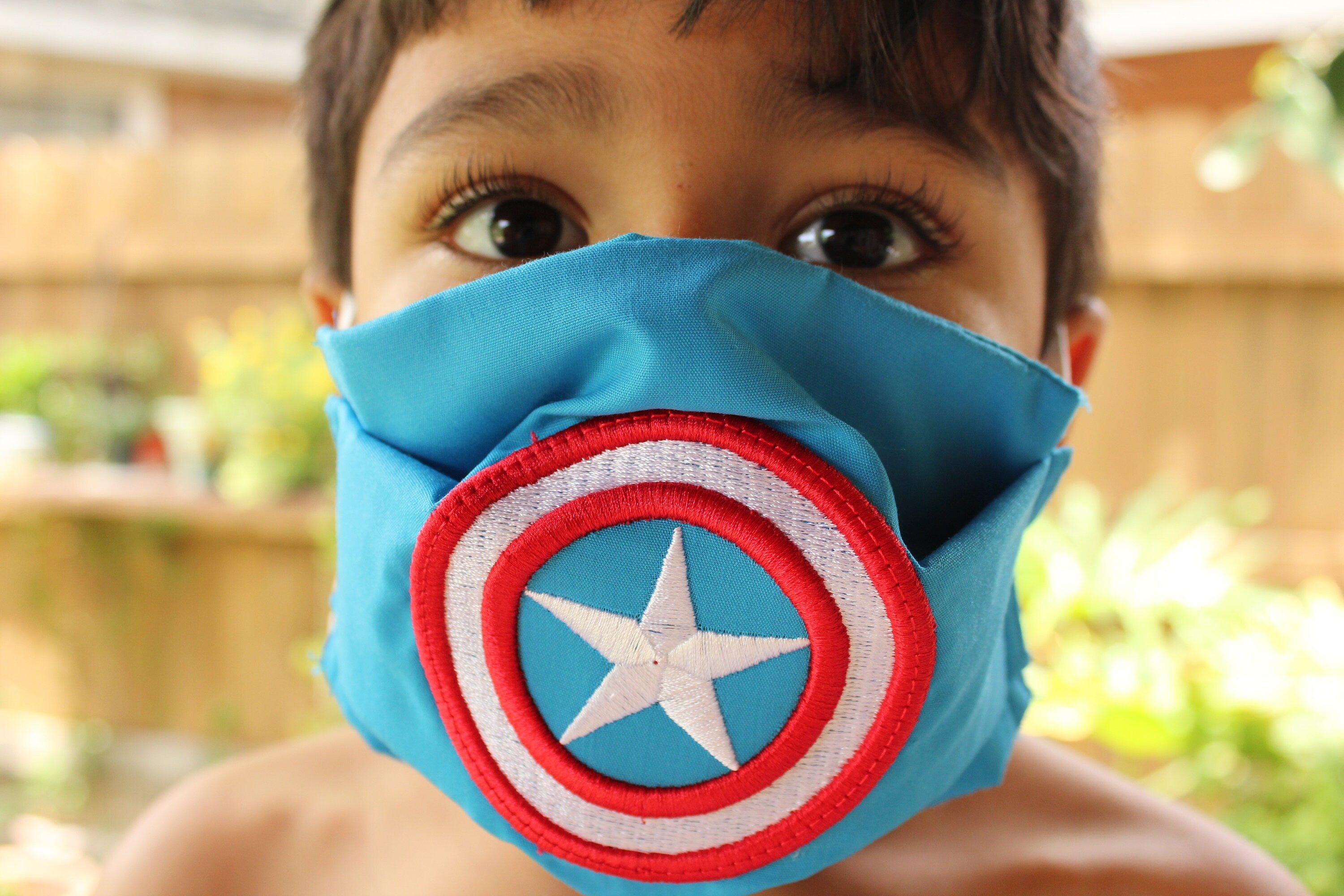 Kids Super Heroes Face Mask - Washable, Protective & Anti Dust Face Cover