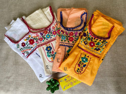 Image of Beautiful “Chanelito” dress & Authentically Hand Embroidered by experienced Artisans from Puebla Mexico, Sizes: 0 months old - 12 years old