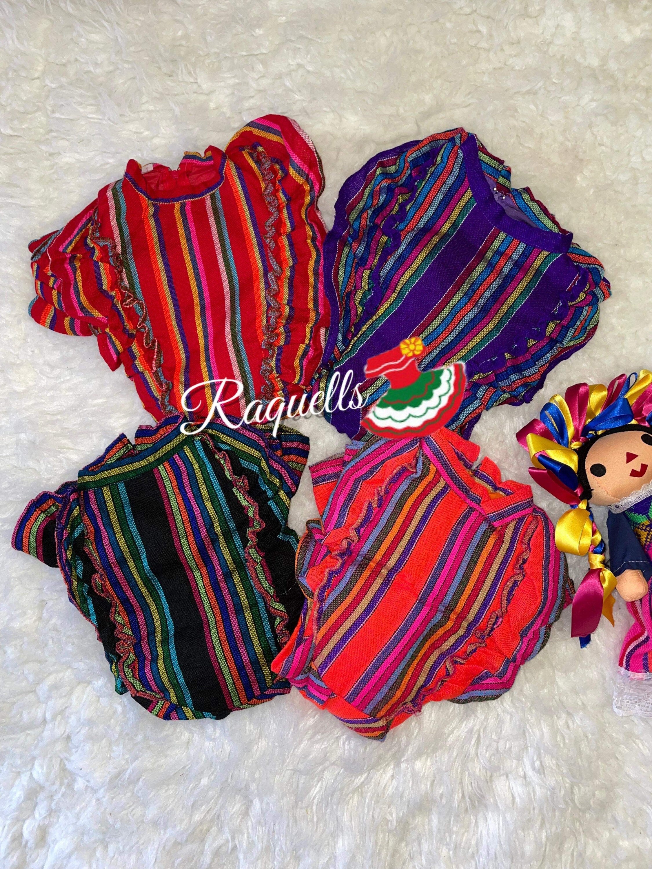 Beautiful Girls Handmade Mexican Dress - Artisan Made Mexican Dress - 12 months