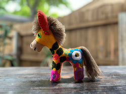 Image of Hand Embroidered Artisanal Stuffed Animals - Handmade Stuffed Animals