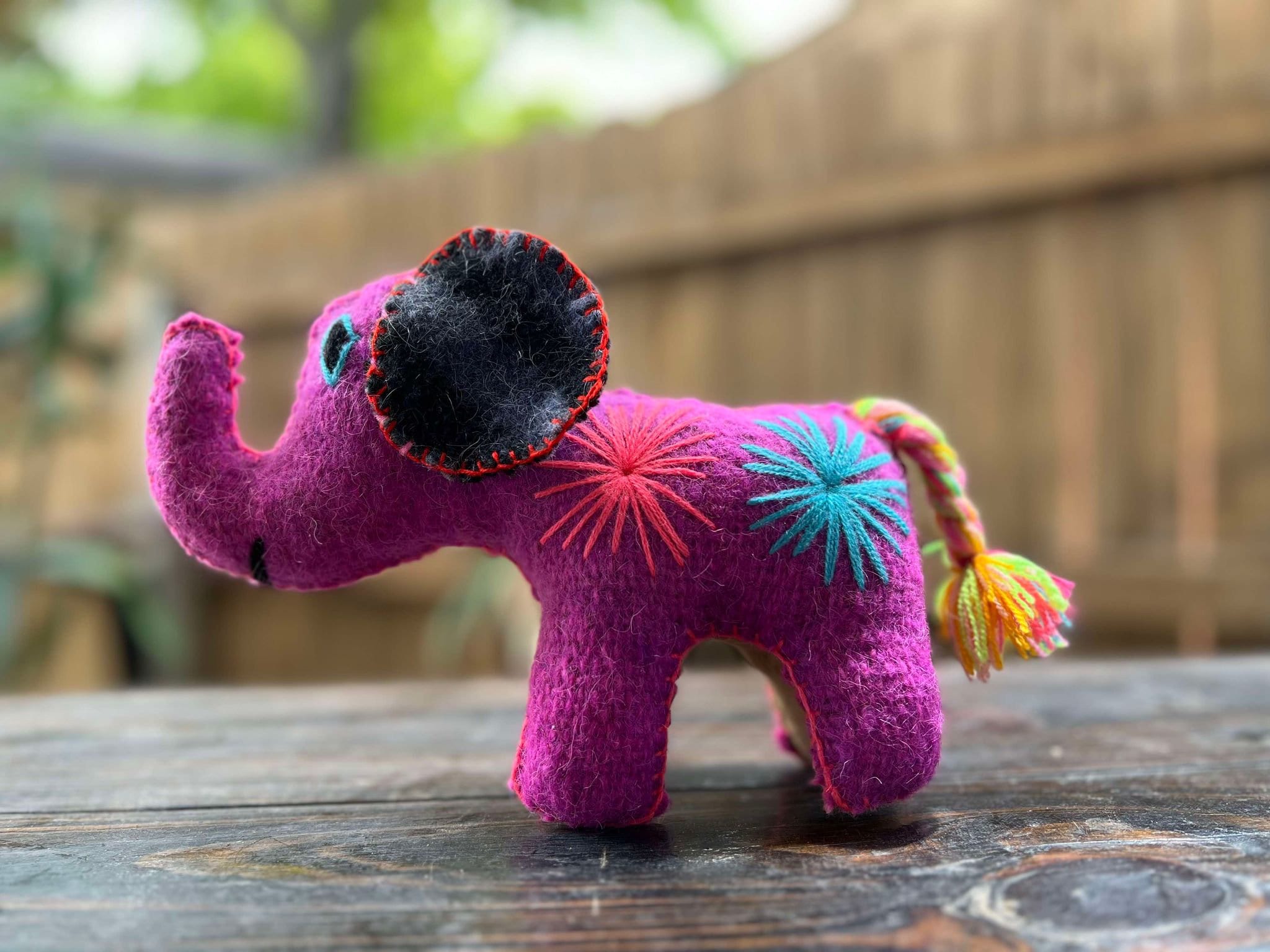 Hand Embroidered Artisanal Stuffed Animals - Handmade Stuffed Animals